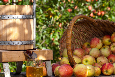 Technology in the garden - apple press
