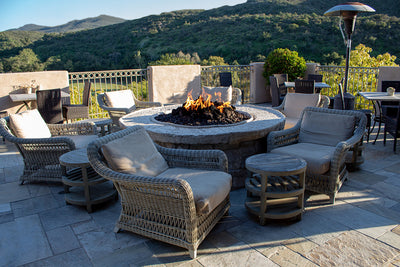Technology in the garden - outdoor fireplaces