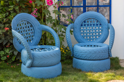 Garden trends - Shabby chic and recycled materials
