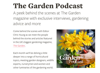 Our podcast pick - The Garden Podcast