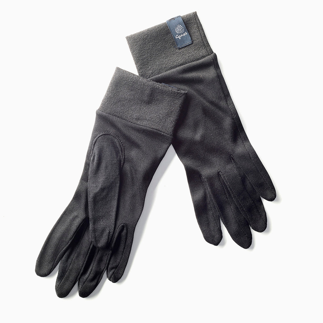 Genus Black Silk glove liners