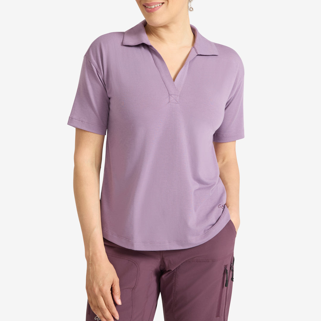 Genus Cardoon Women's Eden Collared Tee
