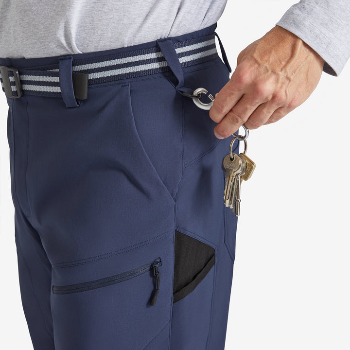 Keys attached to the Genus Men's Indigo 3 Season Gardening Trousers