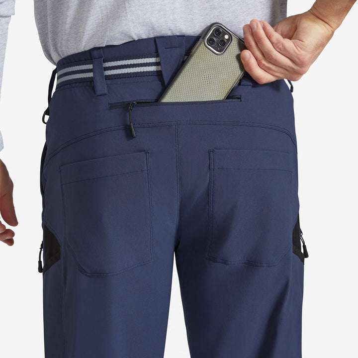 Phone pocket on the Genus Men's Indigo 3 Season Gardening Trousers