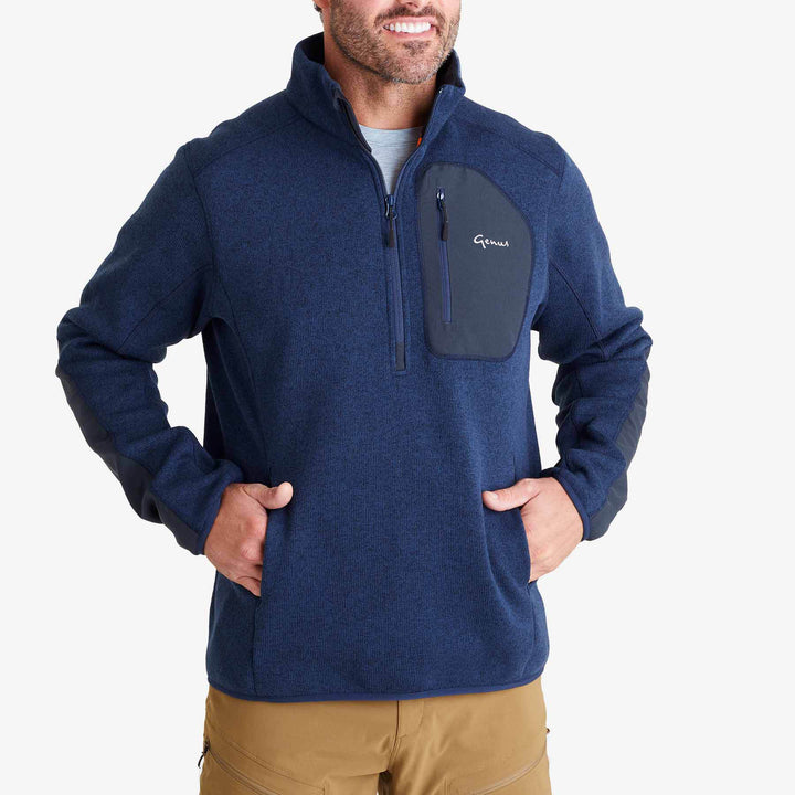 Genus Men's Dixter Gardening Pullover Marine Blue