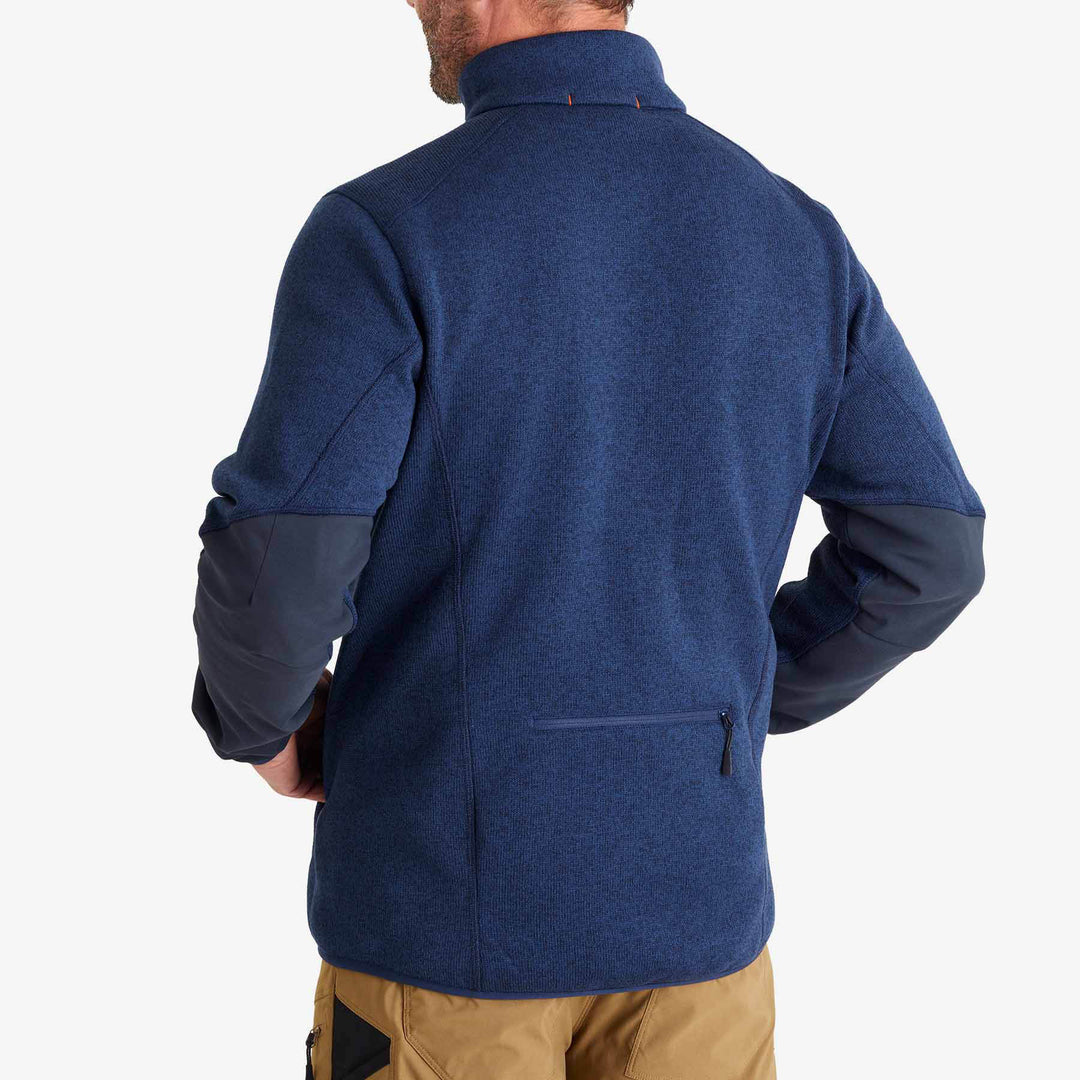 Genus Men's Dixter Gardening Pullover Marine Blue back view