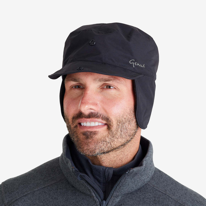 Man wearing a Genus Winter Gardening Cap