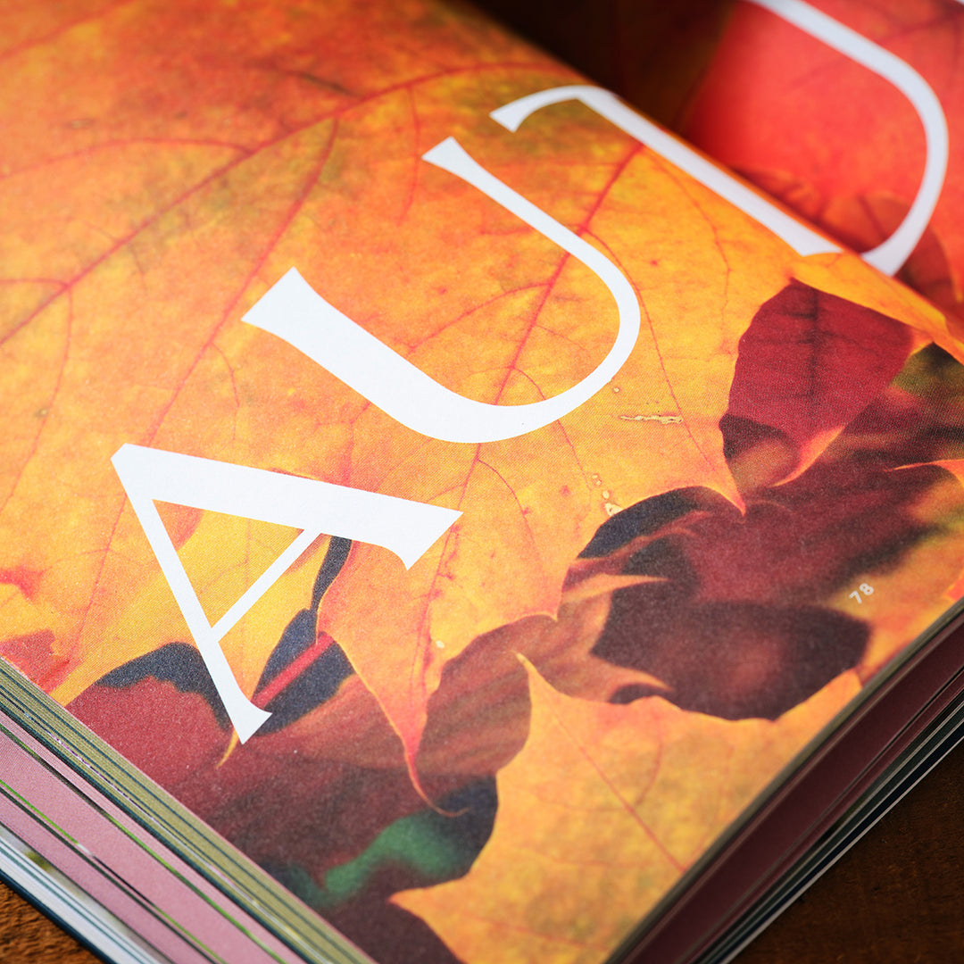Autumn page in the Genus A Year In A Cottage Garden Book 