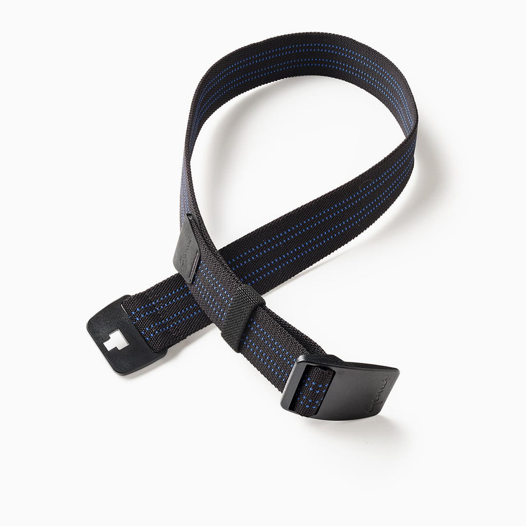 blue and black Genus elasticated gardening belt 