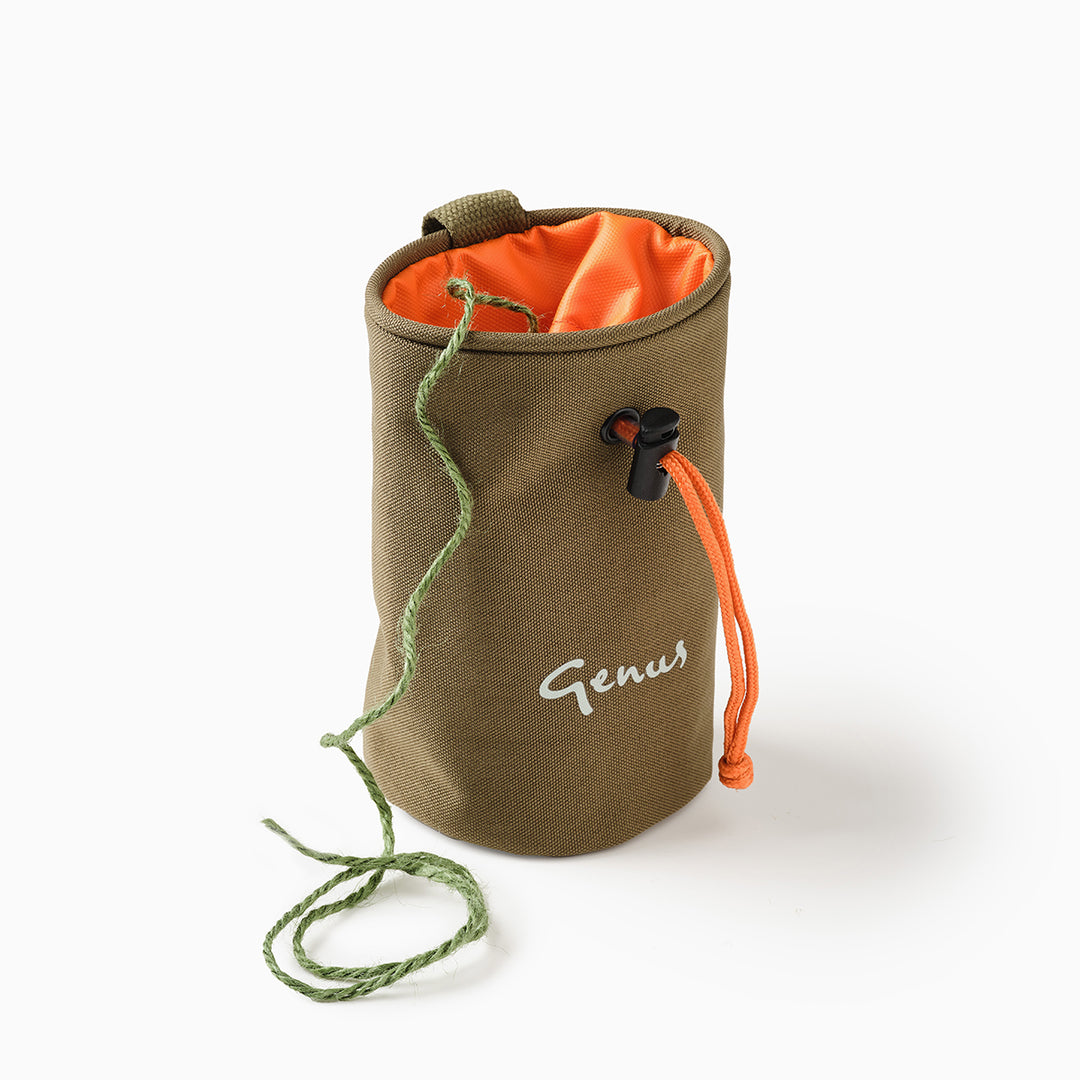 Genus green and orange Gardening Twine Pouch