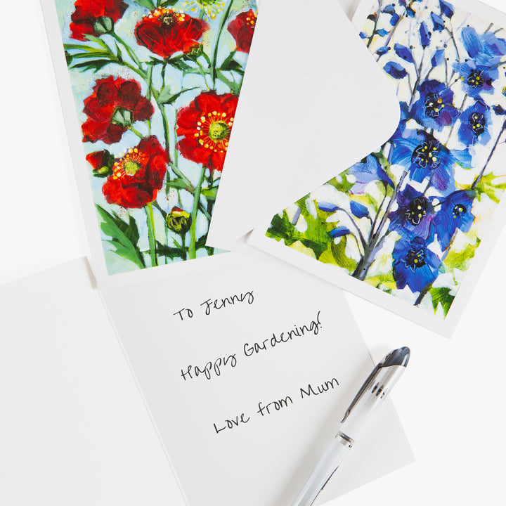 Genus Greeting Cards with writing inside