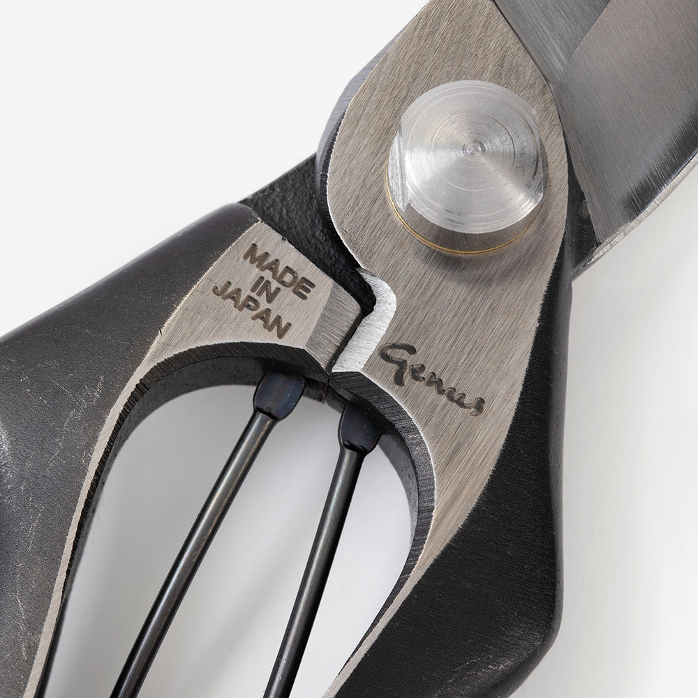 Close up view of the Genus Japanese Secateurs