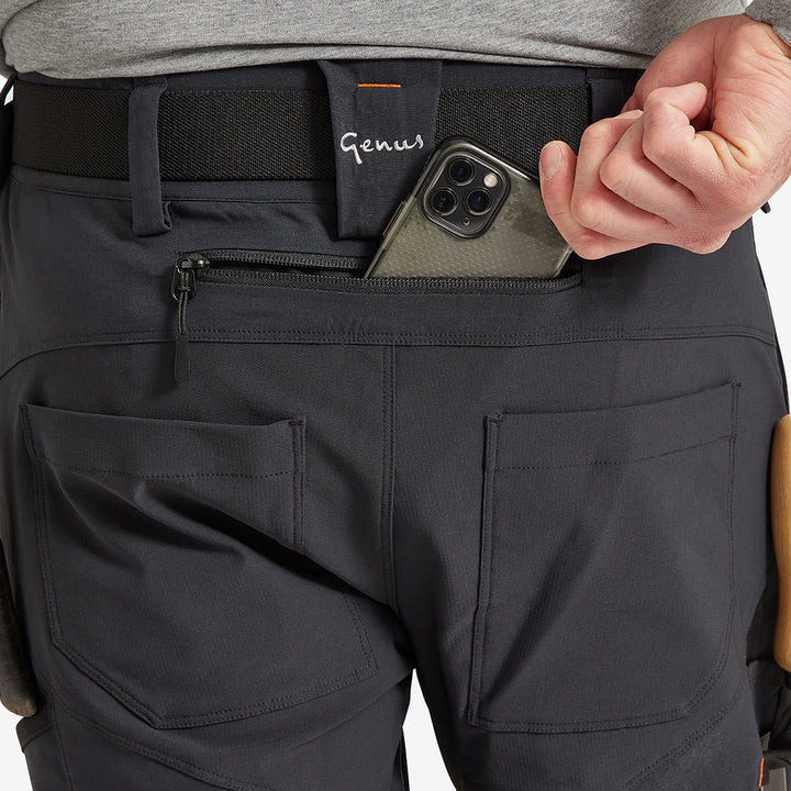 Phone pocket on the Genus Men's Gardening Propants