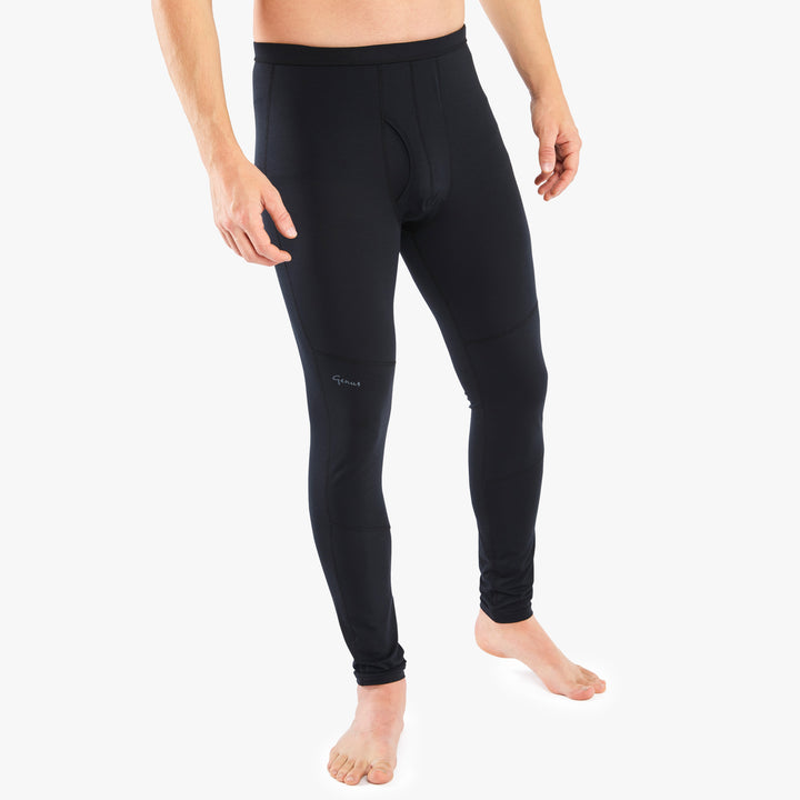 Man wearing a pair of Genus Men's Merino Blend Thermal Leggings