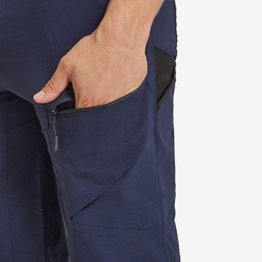 Pocket view of the Genus Men's Summer Gardening Shorts Dark Navy