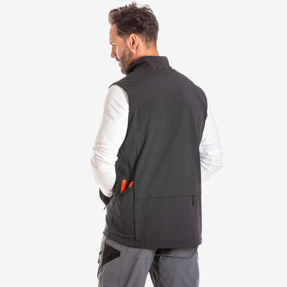 Back view of the Genus Men's Wisley Gardening Gilet