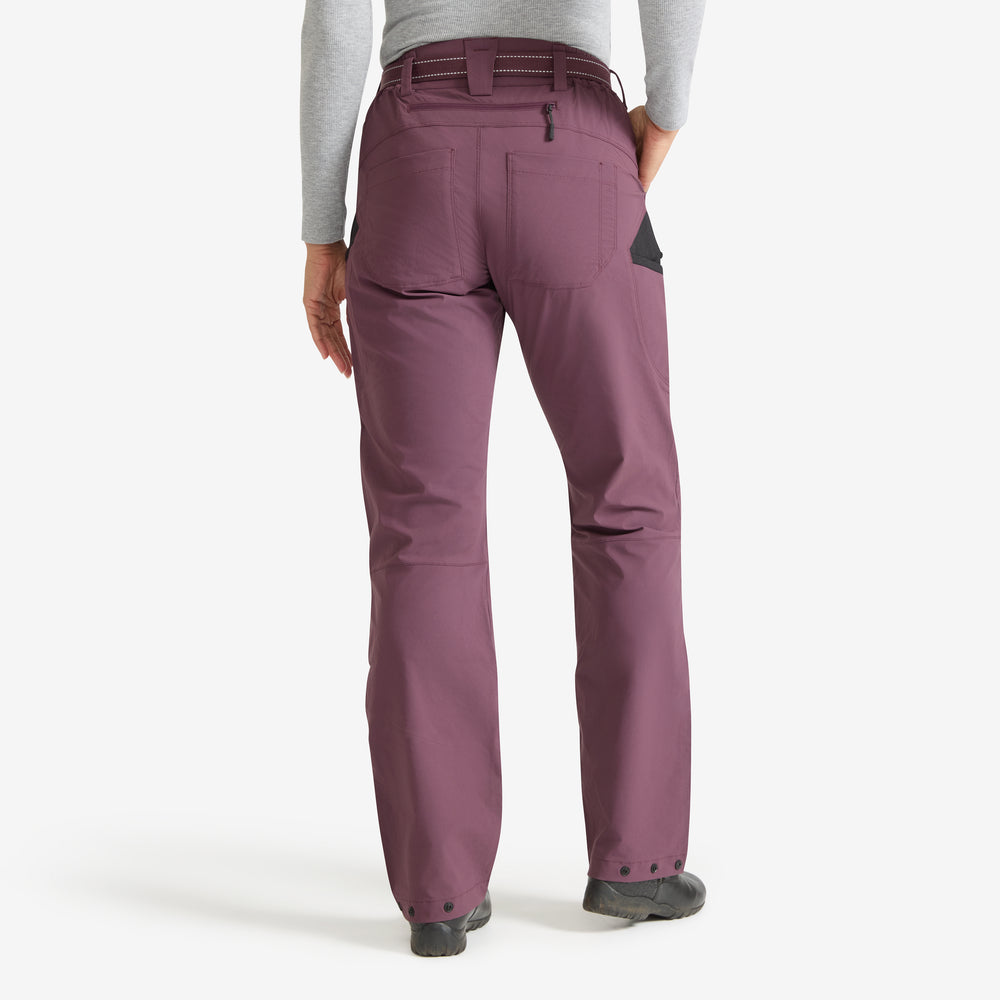 Genus Women's mulberry summer trousers back view