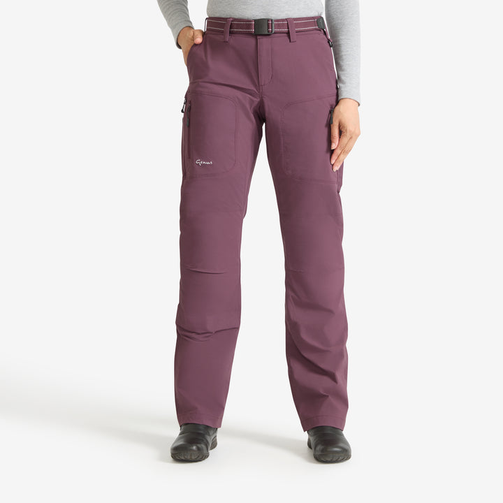 Genus Women's mulberry summer trousers hand in pocket