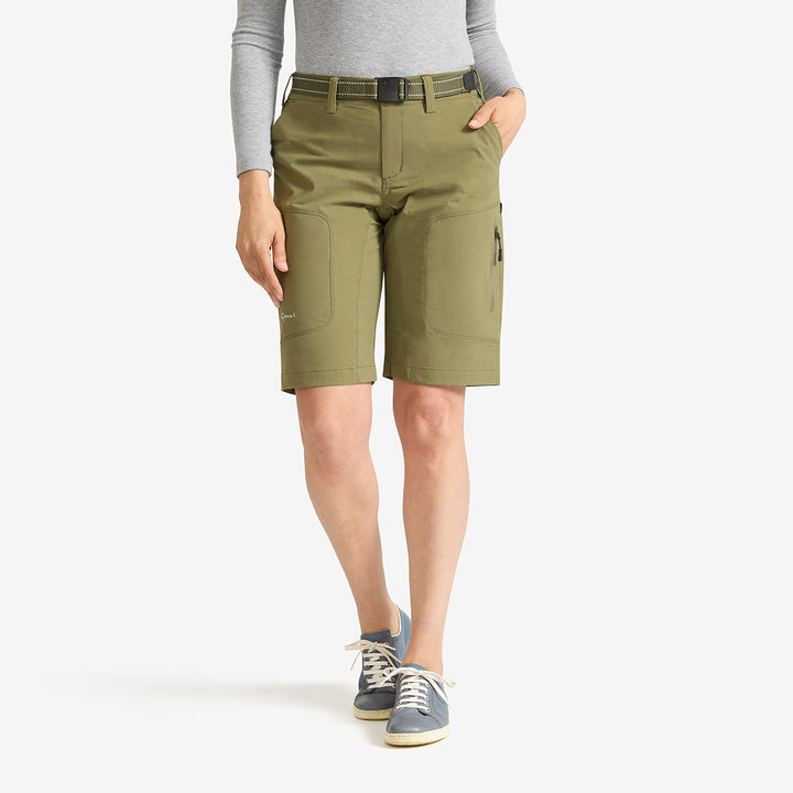 Genus Womens Burnt Olive Summer Gardening Shorts