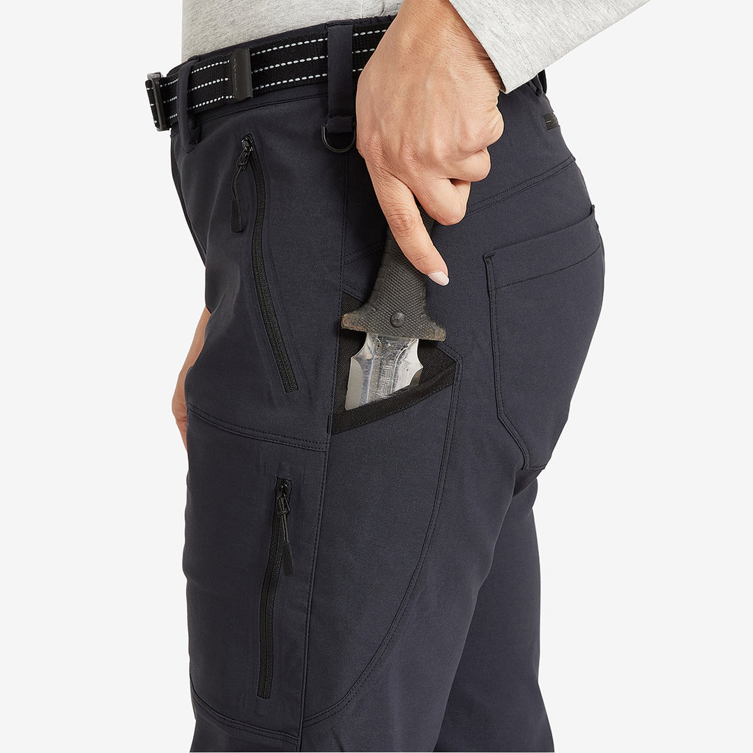 Side pocket on the Genus Women's Waterproof Gardening Trousers Midnight