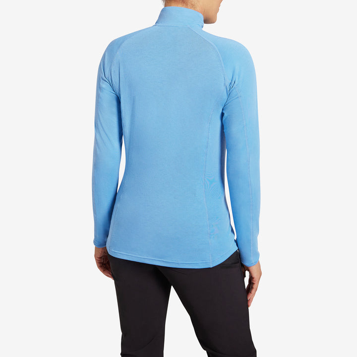 Women's Eden Gardening Zip-Neck Top - Parisian Blue