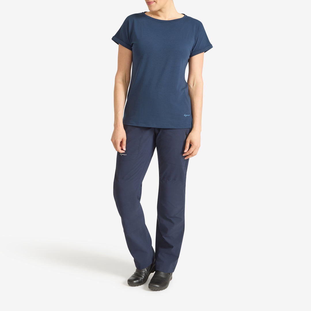 Women's Eden Short Sleeve Tee - Marine Blue