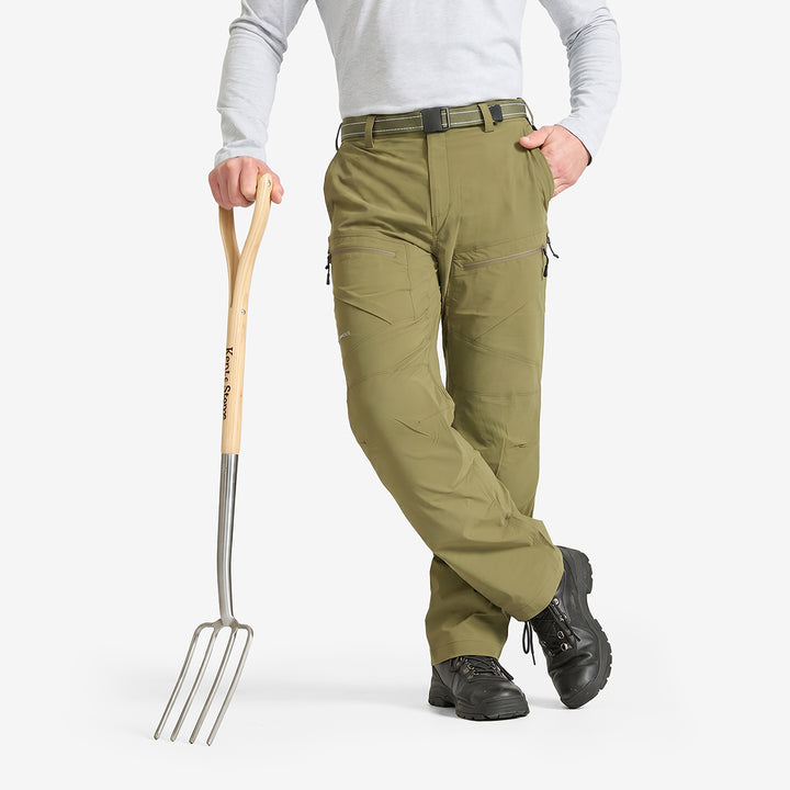 Men's Summer Gardening Trousers - Burnt Olive