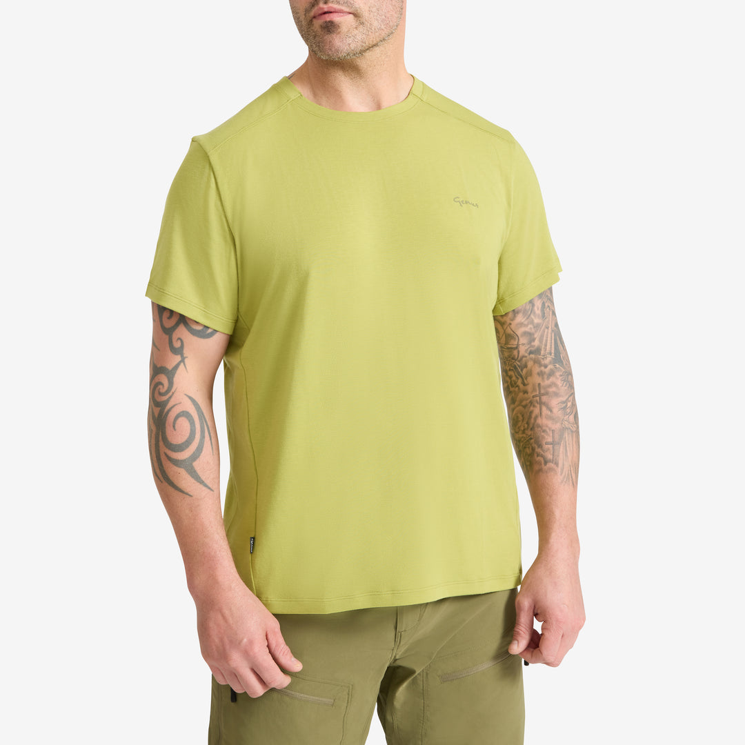 Men's Eden Short Sleeve Tee - Soft Lime