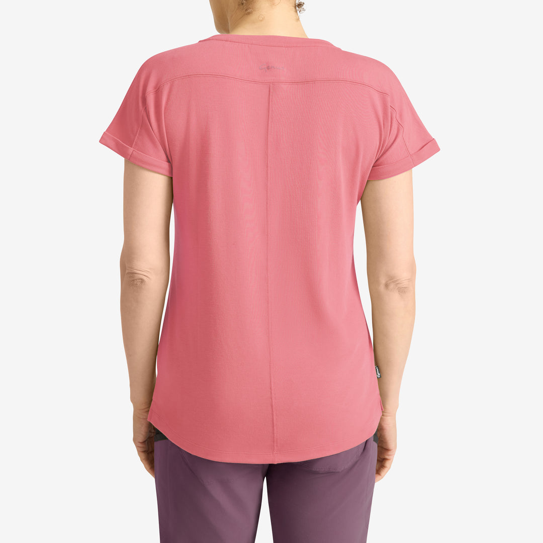 Women's Eden Short Sleeve Tee - Tea Rose