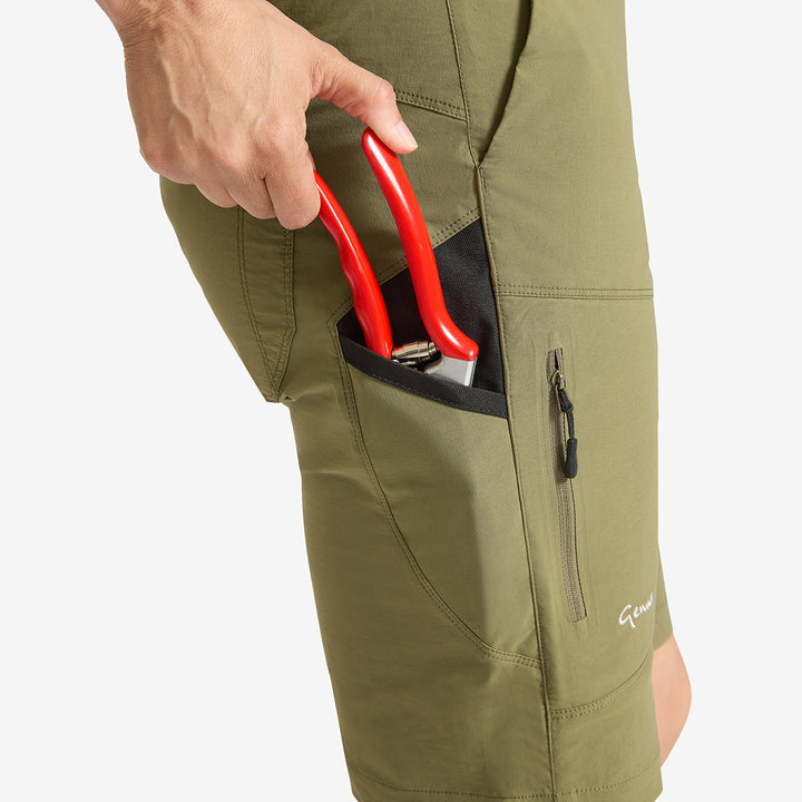 Women's Summer Gardening Shorts - Burnt Olive