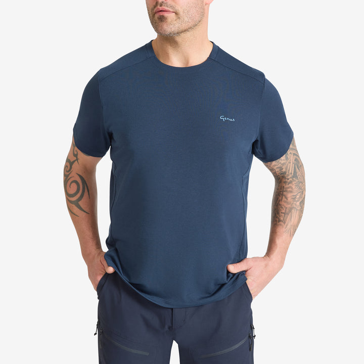 Men's Eden Short Sleeve Tee - Marine Blue