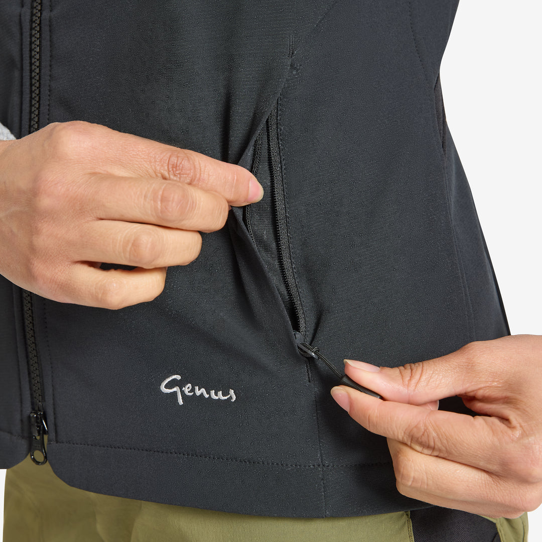 Women's Tresco Gardening Gilet - Black