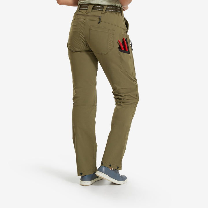 Women's Summer Gardening Trousers - Burnt Olive