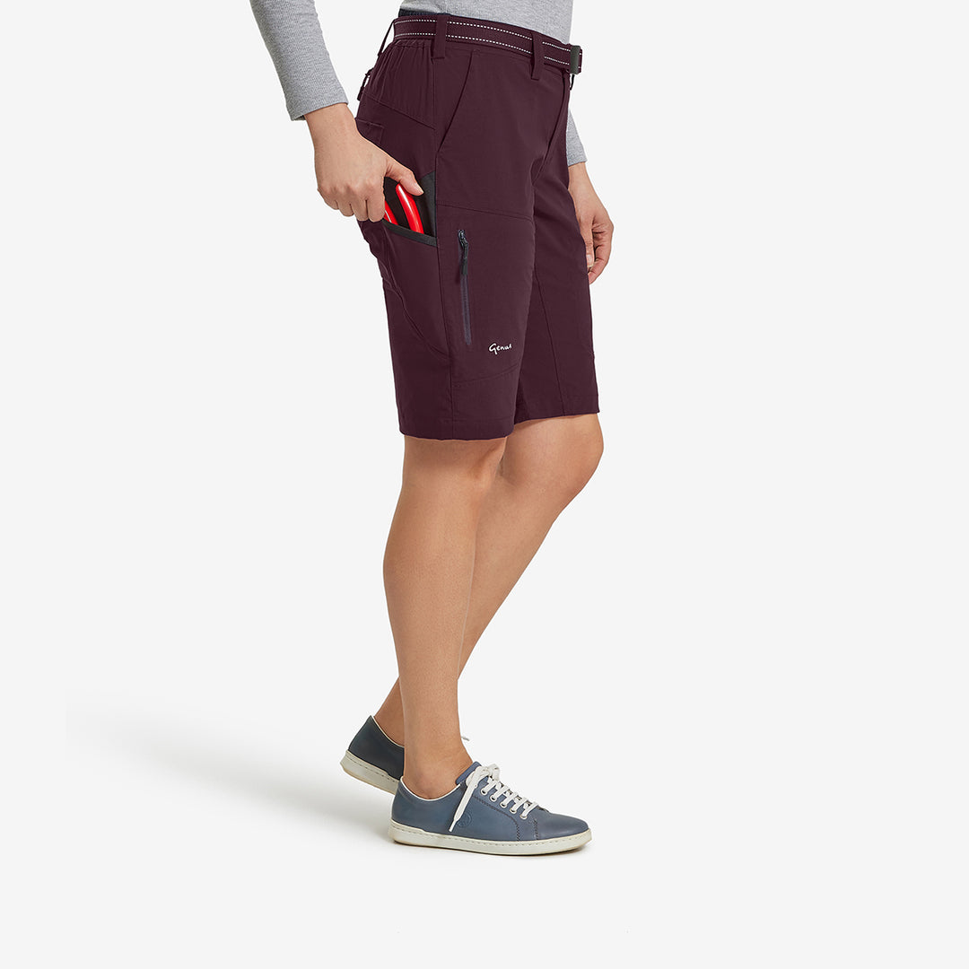 Women's Summer Gardening Shorts - Mulberry
