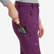 Women's Slim-Leg Gardening Trousers - Rich Grape