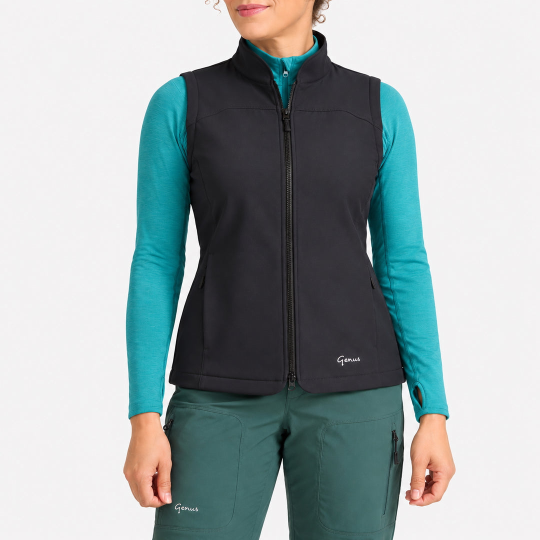 Women's Tresco Gardening Gilet - Black