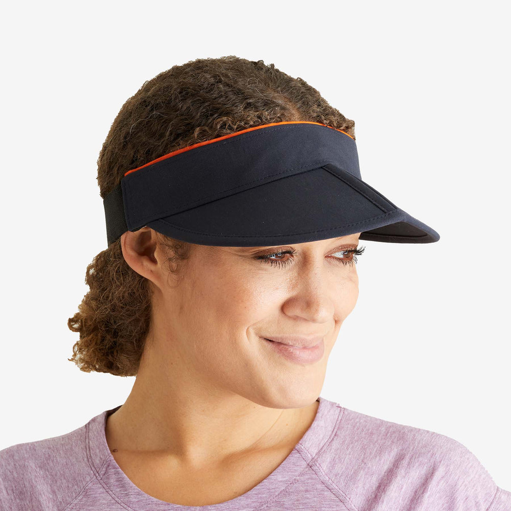 Woman wearing the Genus Summer Gardening Visor 