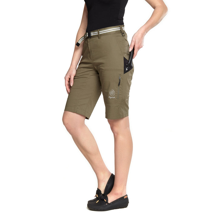 Women's Summer Gardening Shorts - Burnt Olive