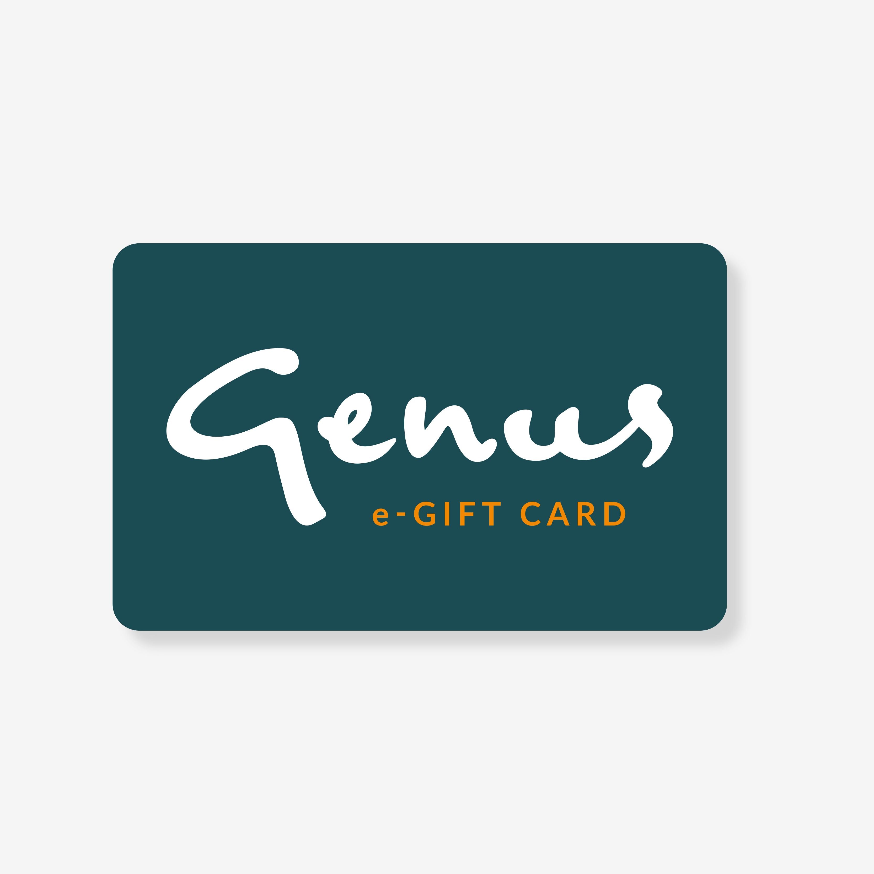 Genus e-Gift Card – Genus Gardenwear