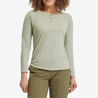 Women's Rosemoor Long Sleeve Gardening Henley